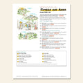 Simeon and Anna sketch notes cover with a hand-drawn map to the temple