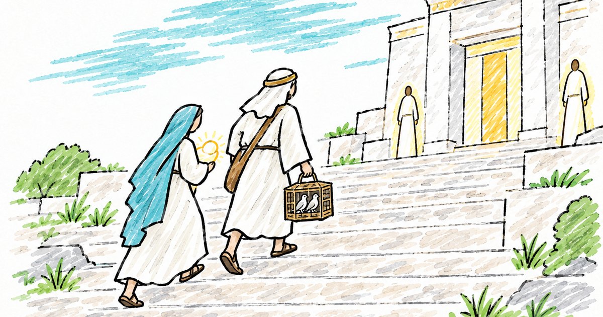 Simeon and Anna sketch notes preview