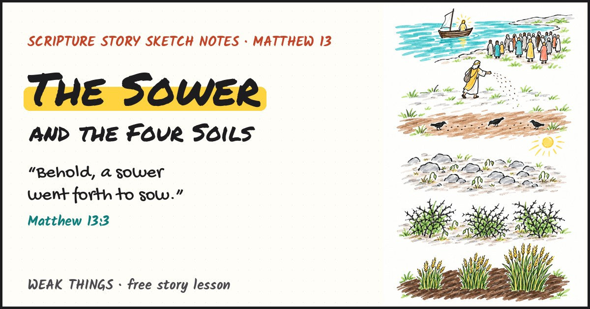 The Sower sketch notes preview