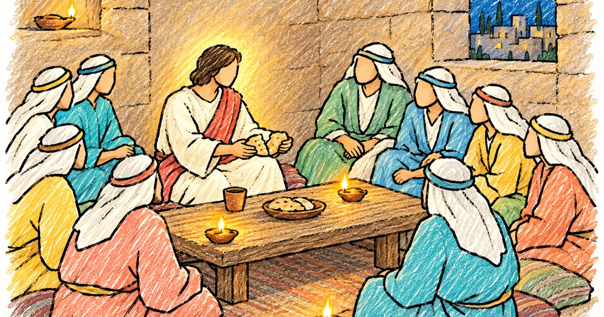 The Last Supper sketch notes preview