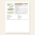 The Temptations of Jesus sketch notes cover with a hand-drawn map from the wilderness to the mountain
