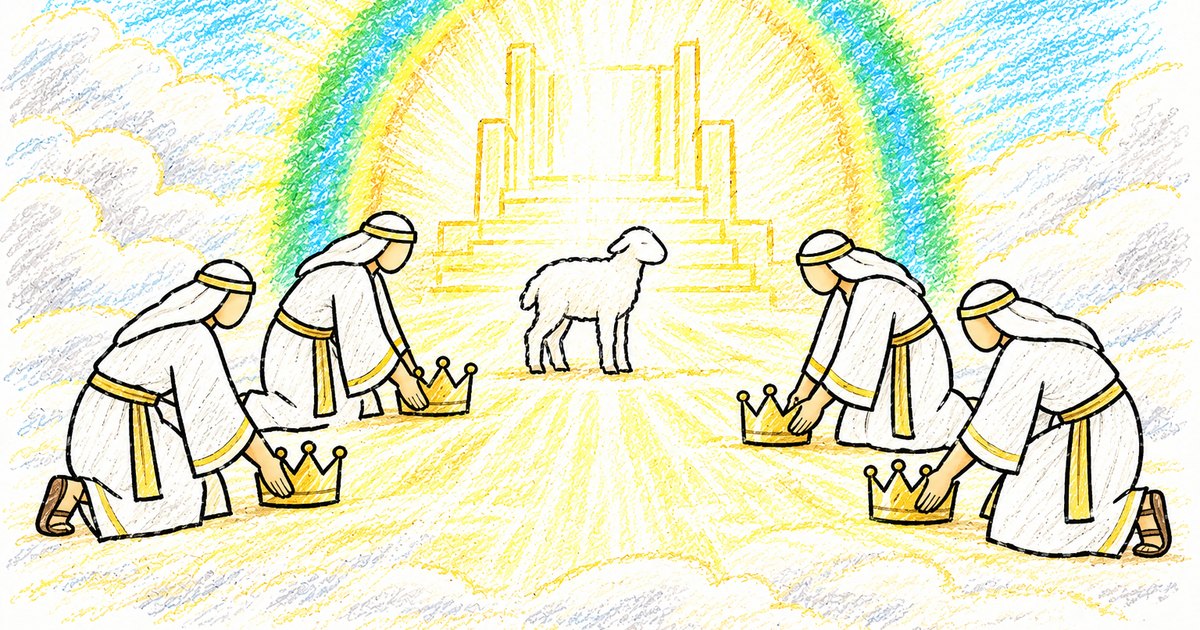 The Throne, the Scroll and the Lamb sketch notes preview
