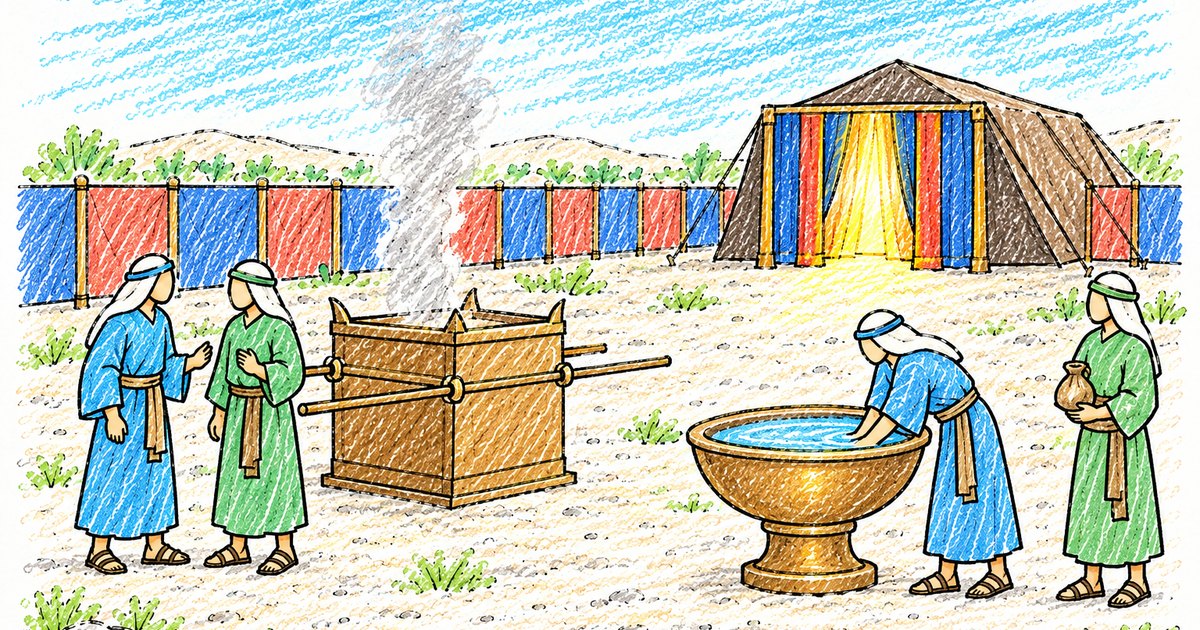 The Tabernacle and the Veil sketch notes preview
