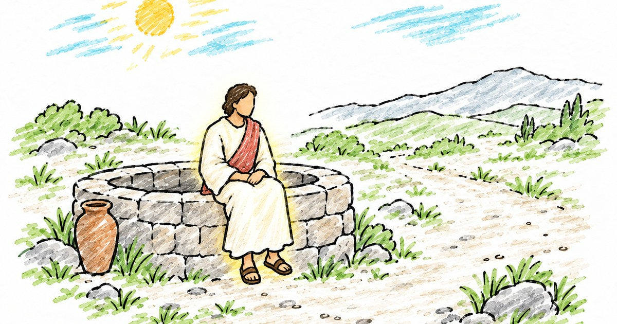 The Woman at the Well sketch notes preview