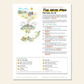 The Wise Men sketch notes cover with a hand-drawn journey map under a star