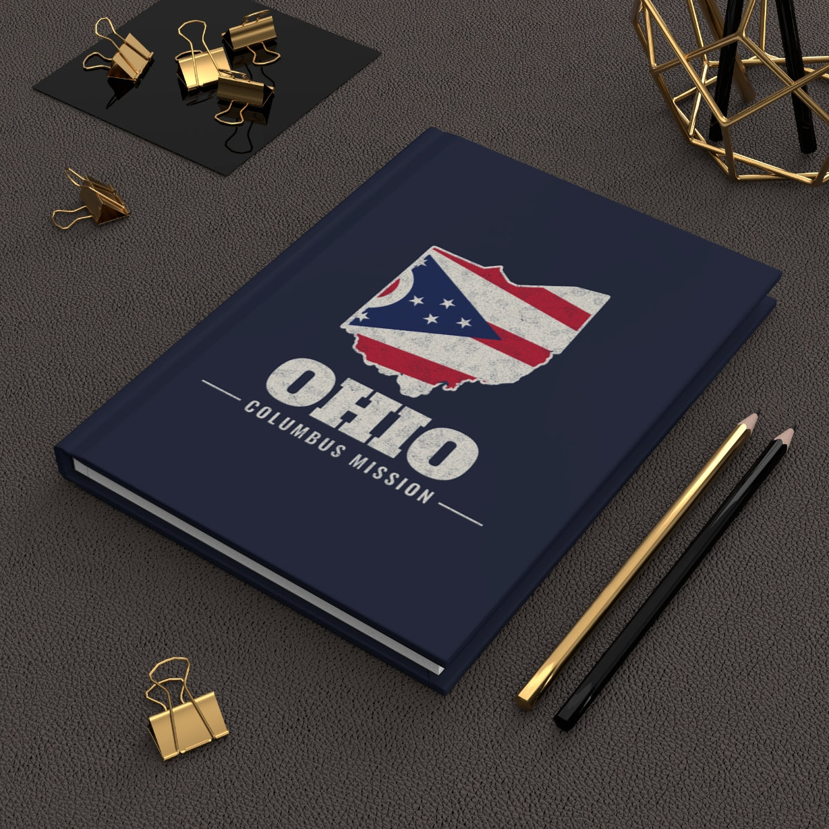 Ohio Columbus Mission flag map journal by Weak Things view 2