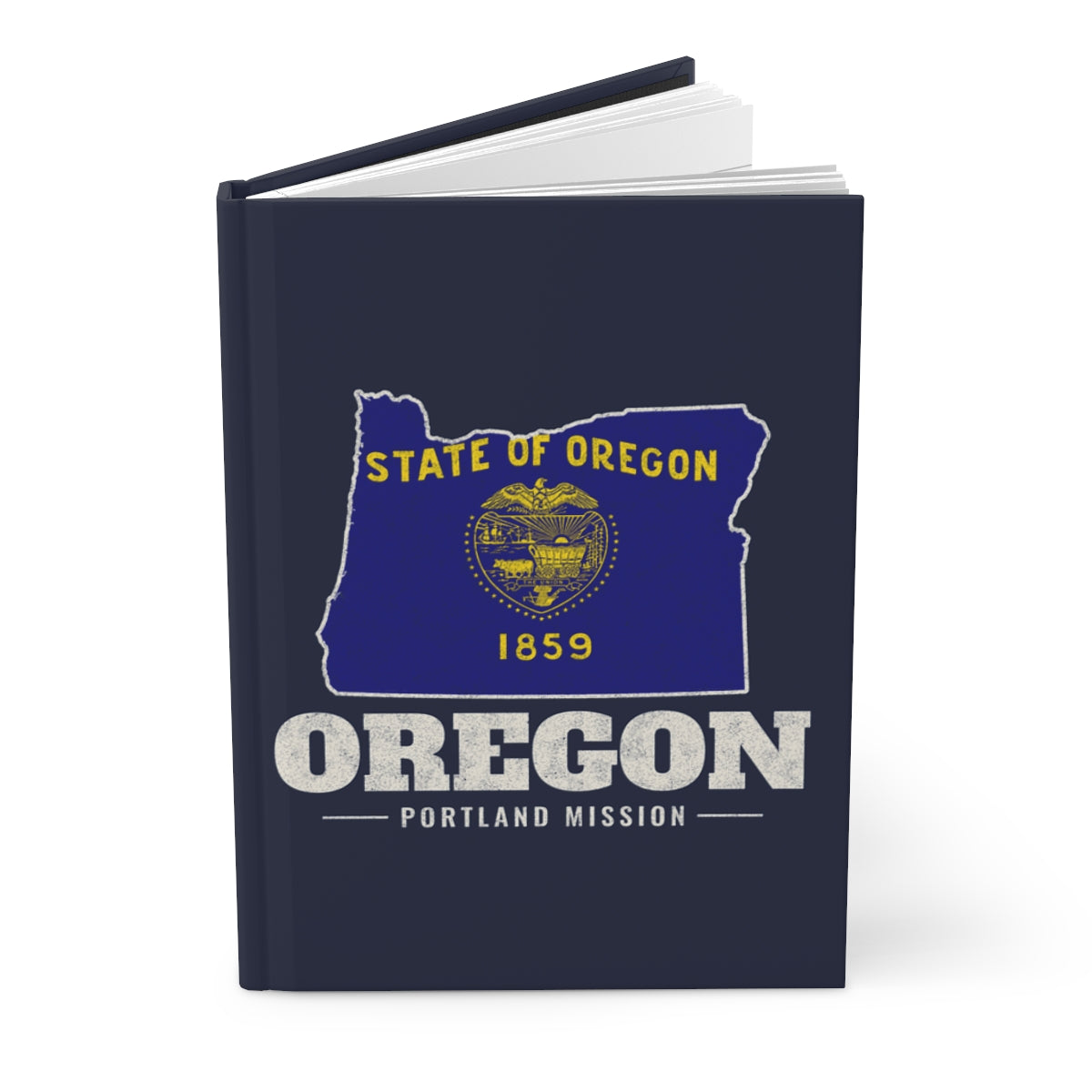 Oregon Portland Mission flag map journal by Weak Things view 3