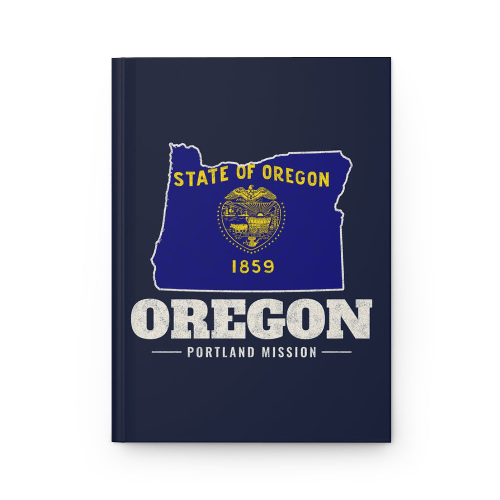 Oregon Portland Mission flag map journal by Weak Things
