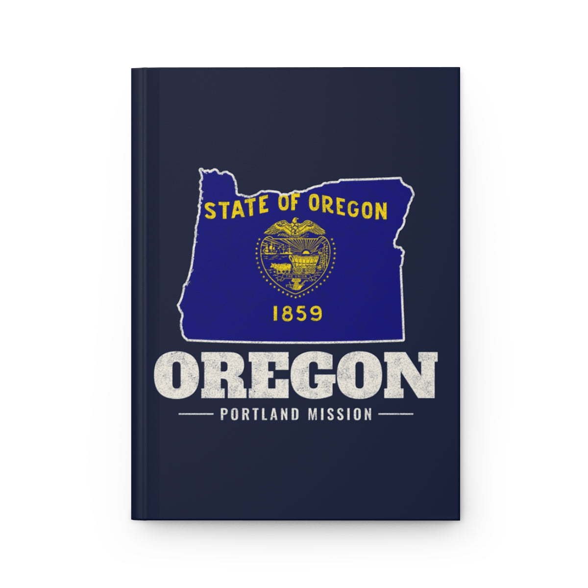 Oregon Portland Mission flag map journal by Weak Things