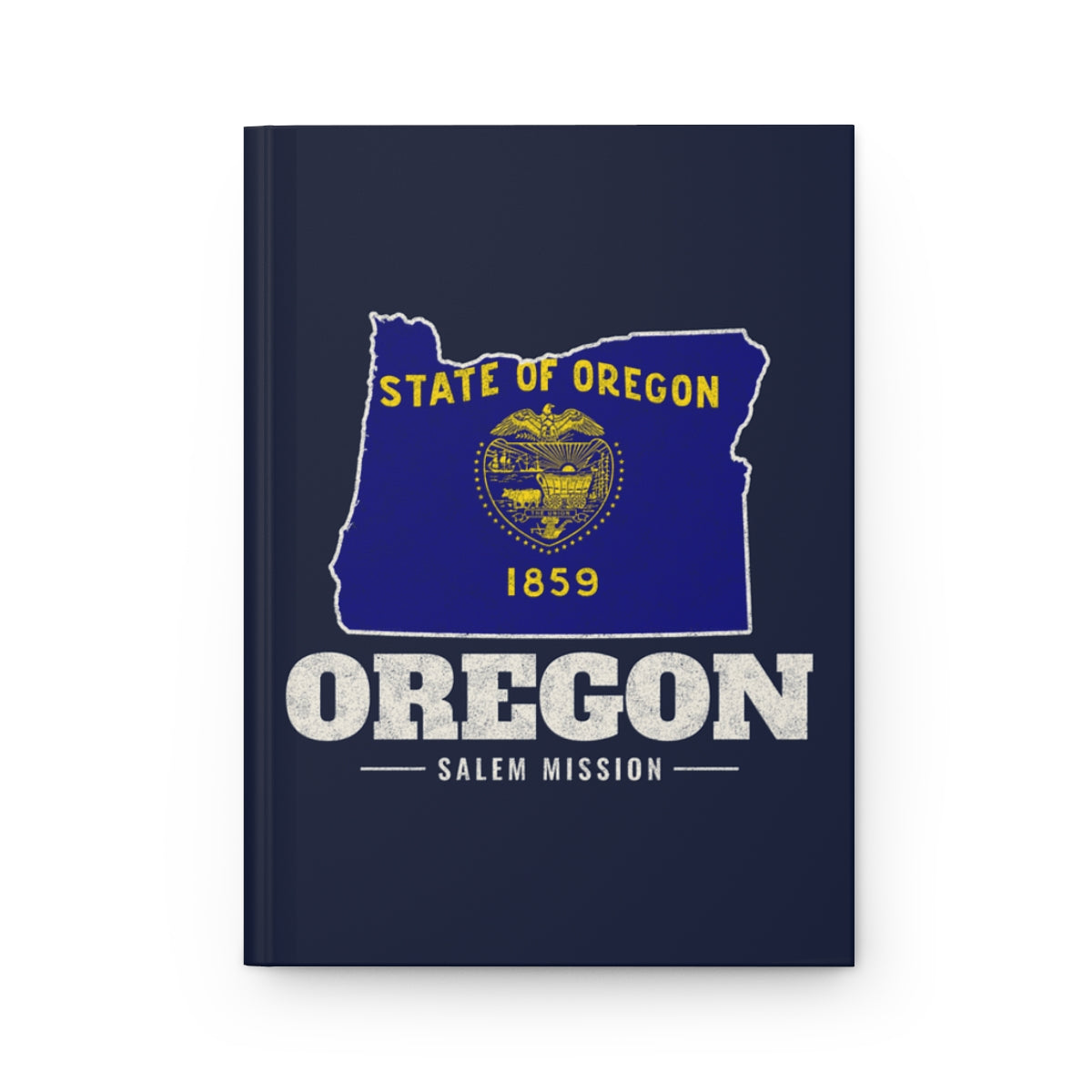 Oregon Salem Mission flag map journal by Weak Things