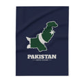 Pakistan Service Mission flag map fleece blanket by Weak Things