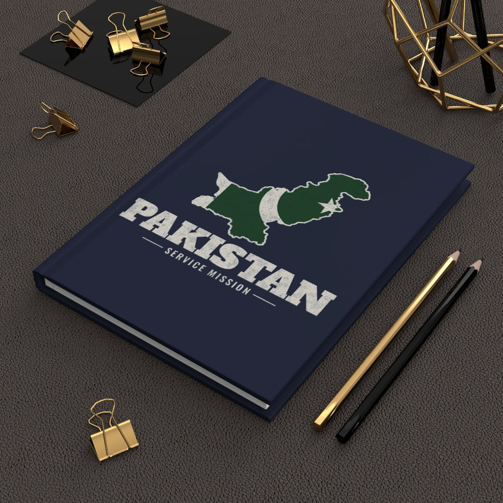Pakistan Service Mission flag map journal by Weak Things view 2
