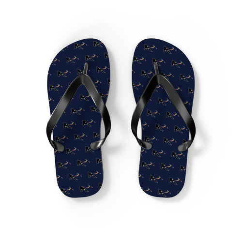 Papua New Guinea Mission flag map flip flops by Weak Things view 2