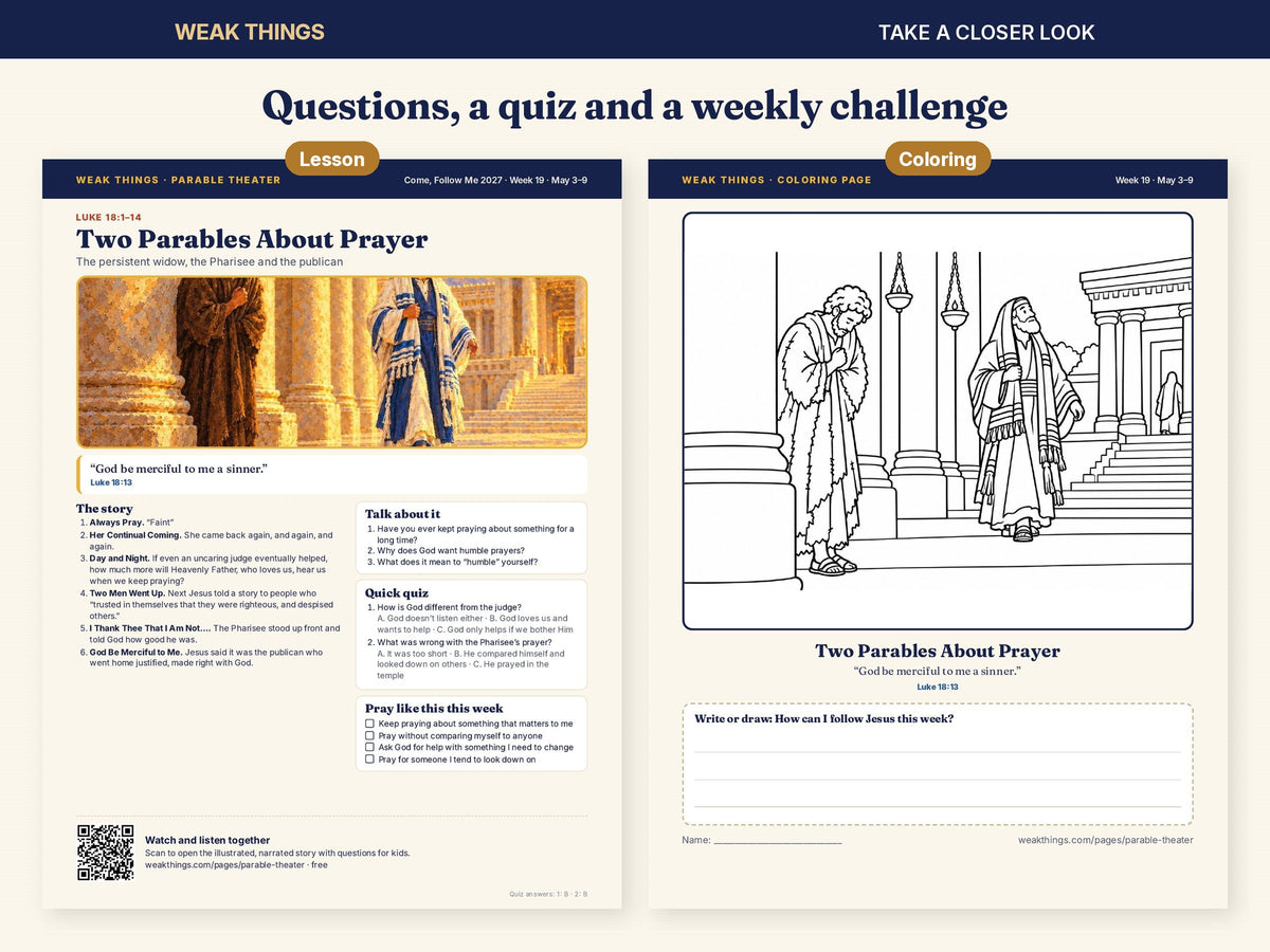 Parables of Jesus Lesson & Coloring Sheets printable, image 4