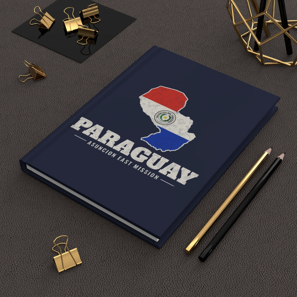 Paraguay Asuncion East Mission flag map journal by Weak Things view 2