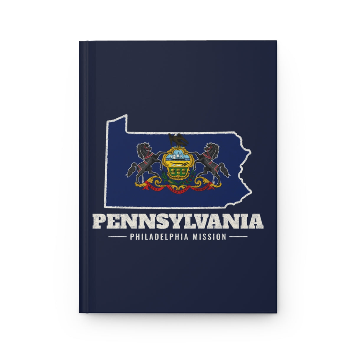 Pennsylvania Philadelphia Mission flag map journal by Weak Things