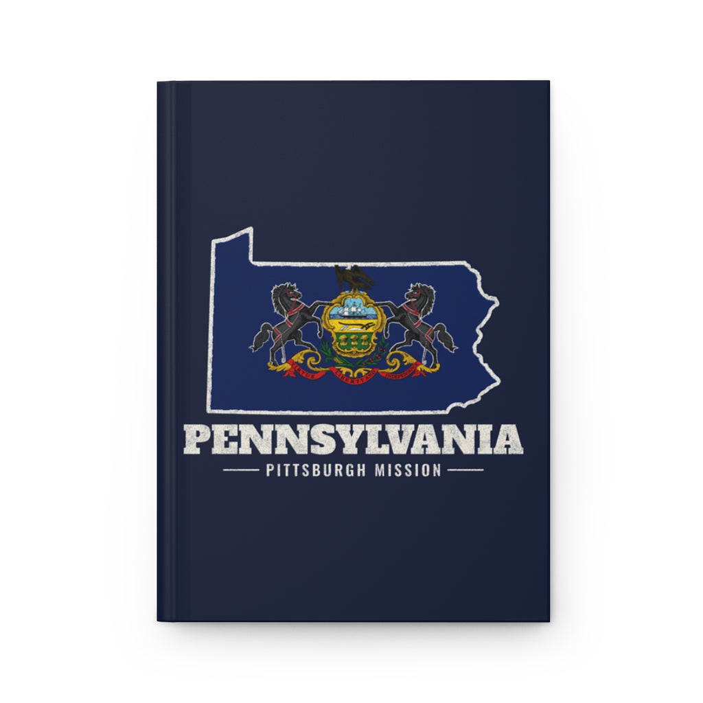 Pennsylvania Pittsburgh Mission flag map journal by Weak Things