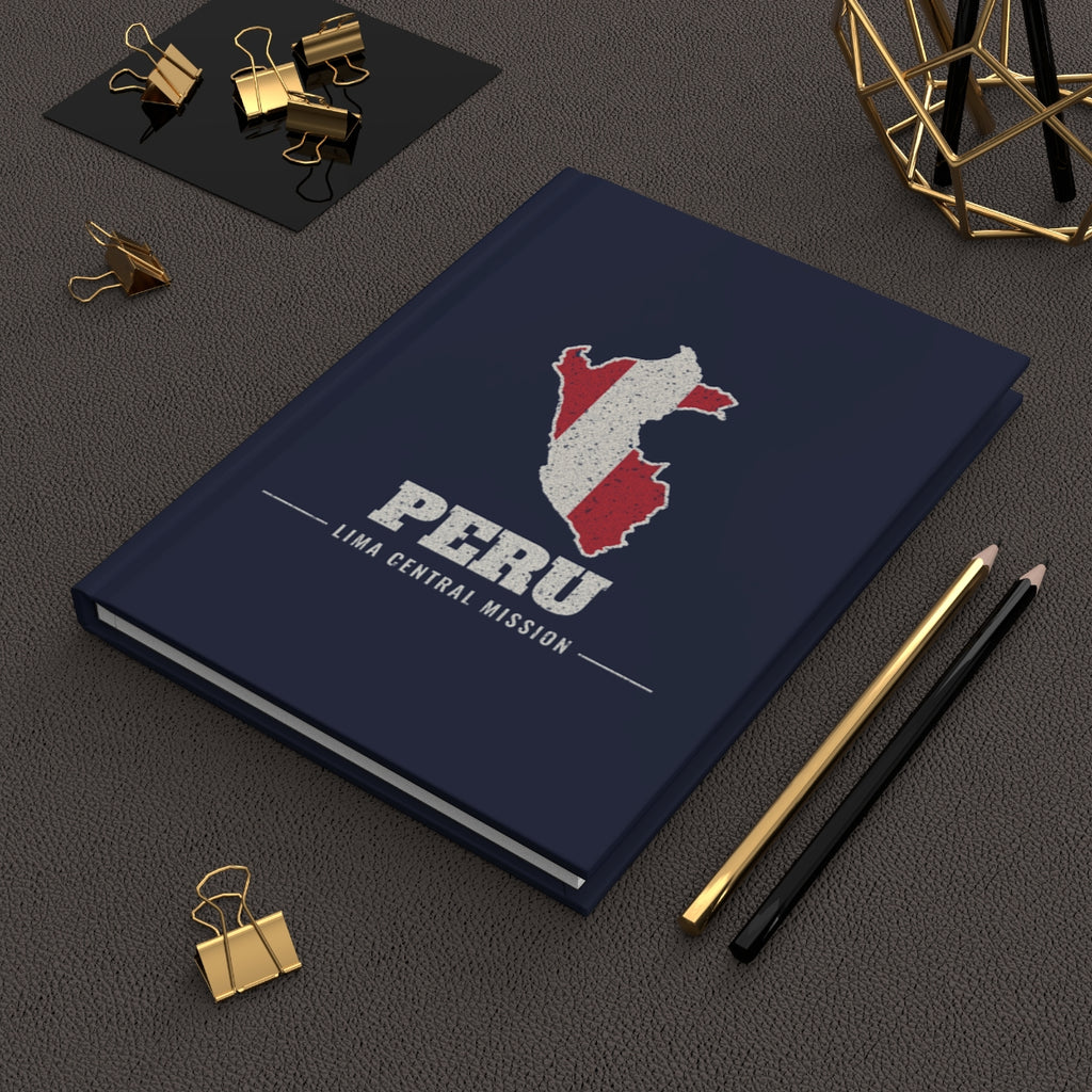 Peru Lima Central Mission flag map journal by Weak Things view 2