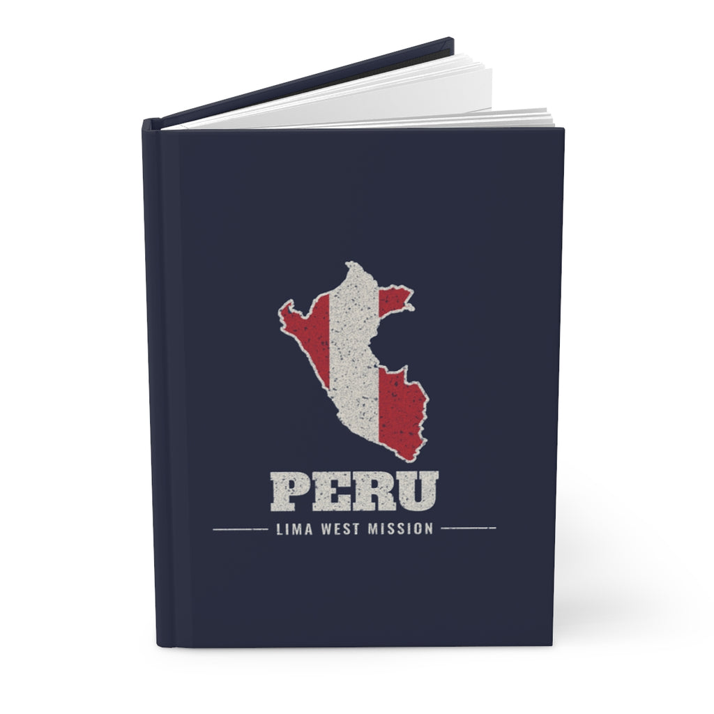 Peru Lima West Mission flag map journal by Weak Things view 3