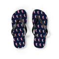 Peru Mission flag map flip flops by Weak Things view 2