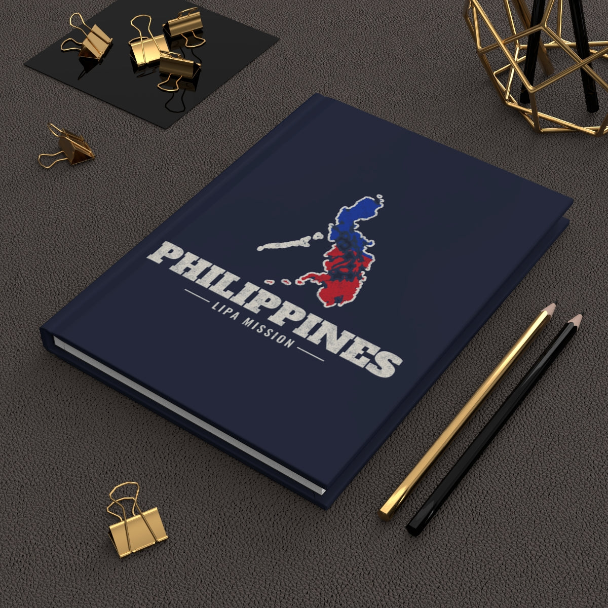 Philippines Lipa Mission flag map journal by Weak Things view 2