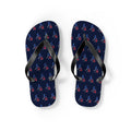 Philippines Mission flag map flip flops by Weak Things view 2