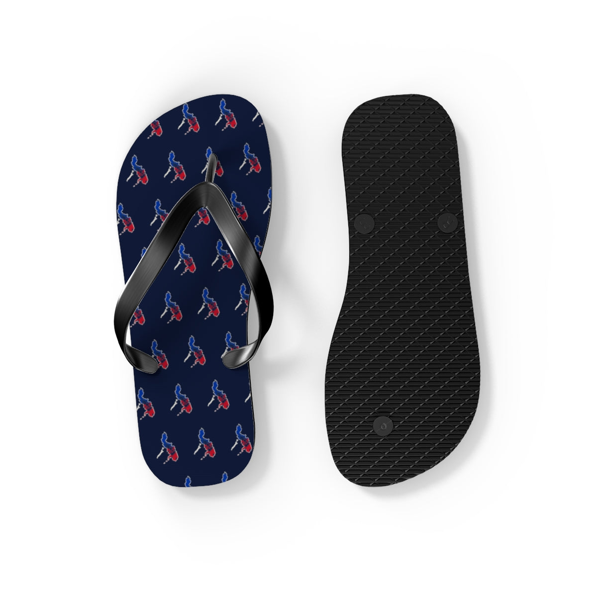 Philippines Mission flag map flip flops by Weak Things view 4