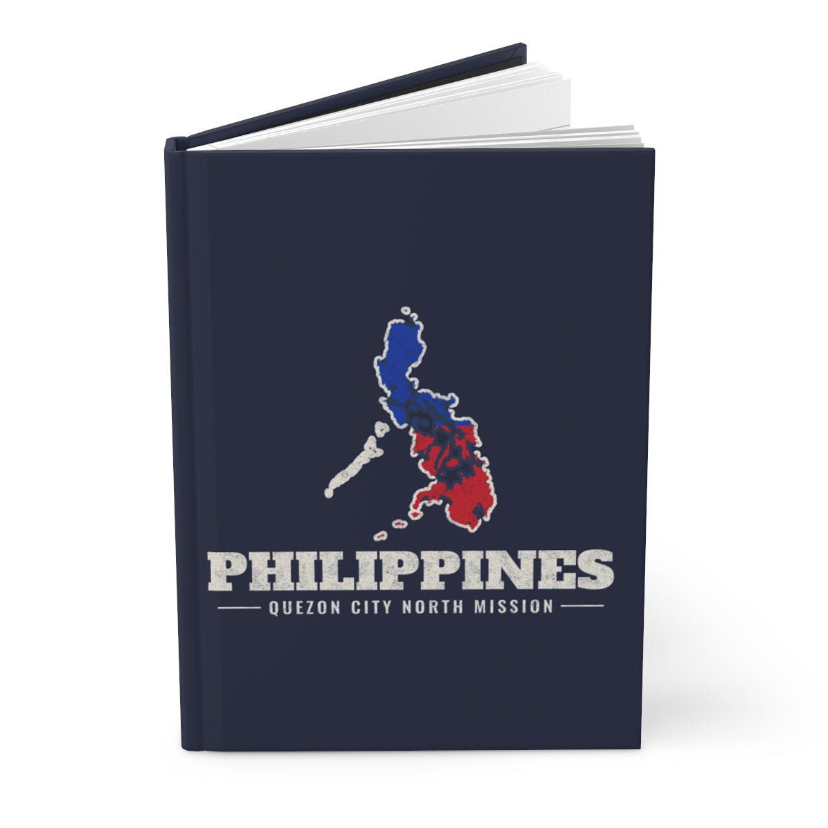 Philippines Quezon City North Mission flag map journal by Weak Things view 3