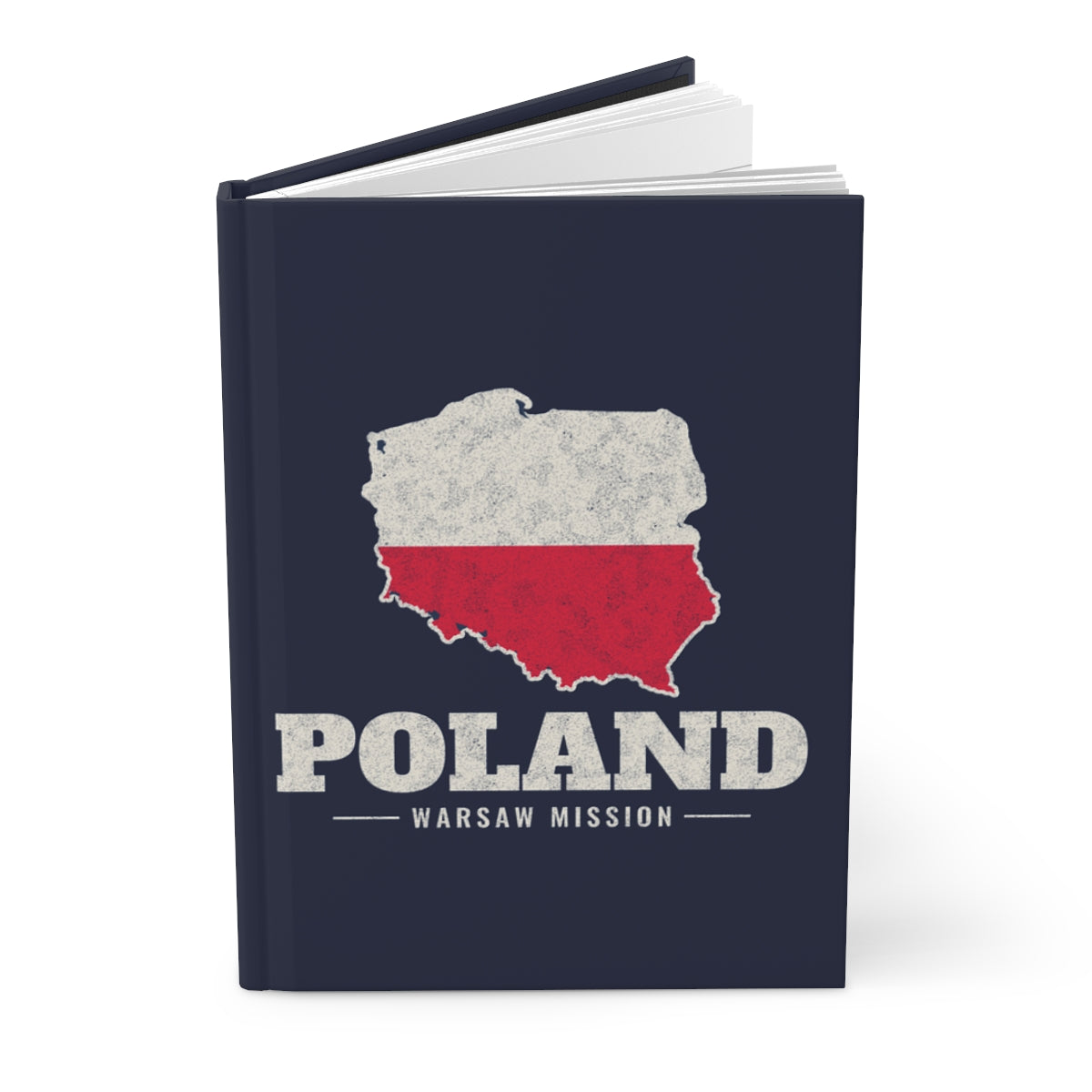 Poland Warsaw Mission flag map journal by Weak Things view 3