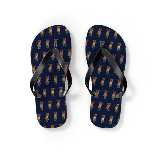 Portugal Mission flag map flip flops by Weak Things view 2