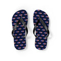 Puerto Rico Mission flag map flip flops by Weak Things view 2