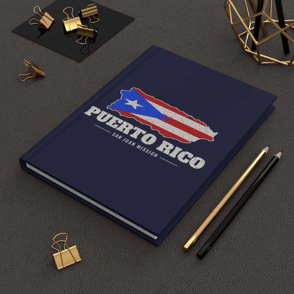 Puerto Rico San Juan Mission flag map journal by Weak Things view 2