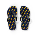 Republic of Congo Mission flag map flip flops by Weak Things view 2