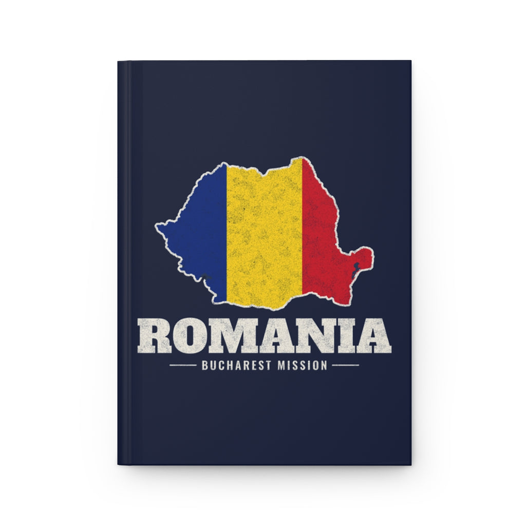 Romania Bucharest Mission flag map journal by Weak Things