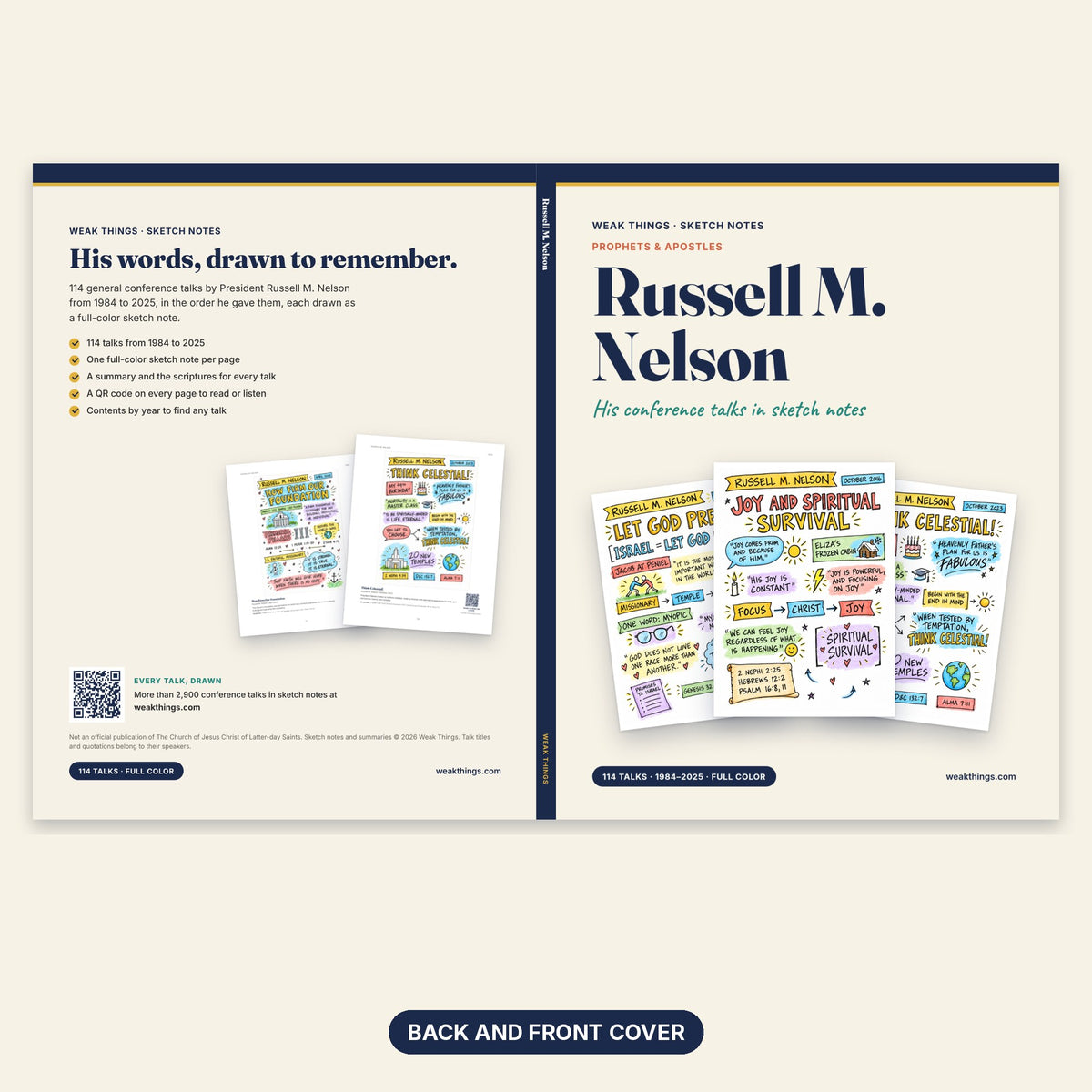 Russell M. Nelson back and front cover