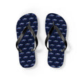 Russia Mission flag map flip flops by Weak Things view 2