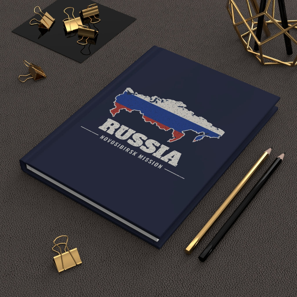 Russia Novosibirsk Mission flag map journal by Weak Things view 2
