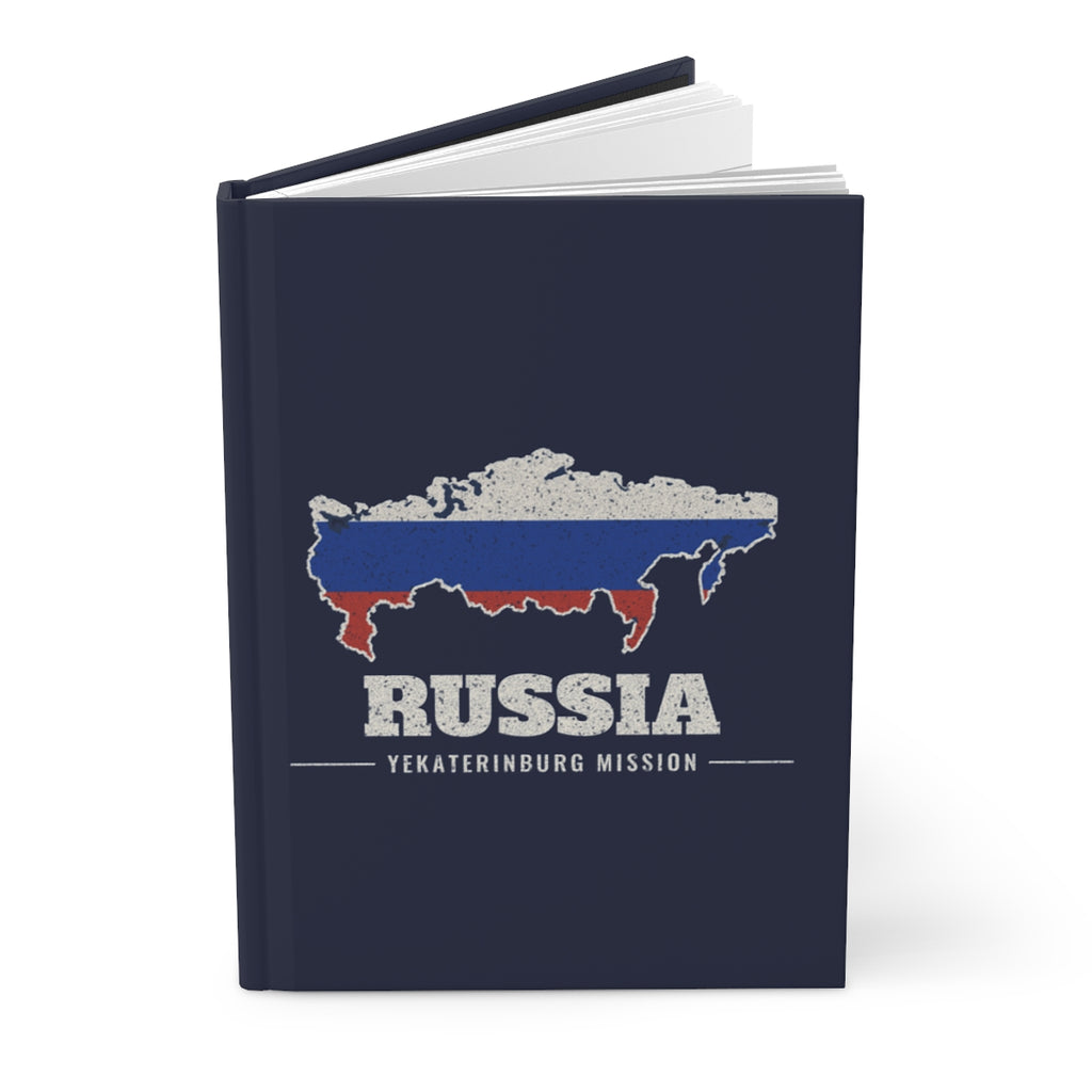 Russia Yekaterinburg Mission flag map journal by Weak Things view 3