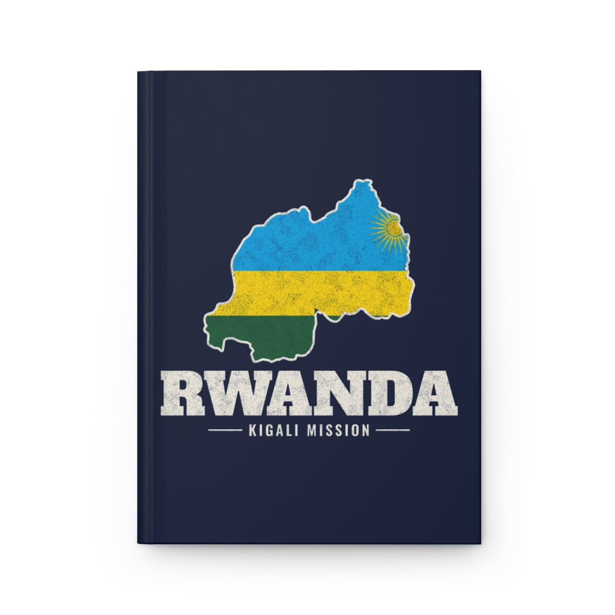 Rwanda Kigali Mission flag map journal by Weak Things
