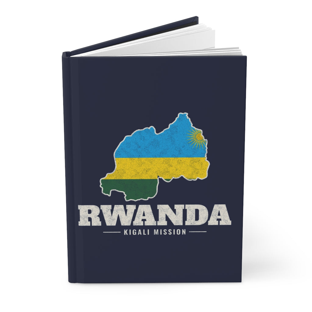 Rwanda Kigali Mission flag map journal by Weak Things view 3