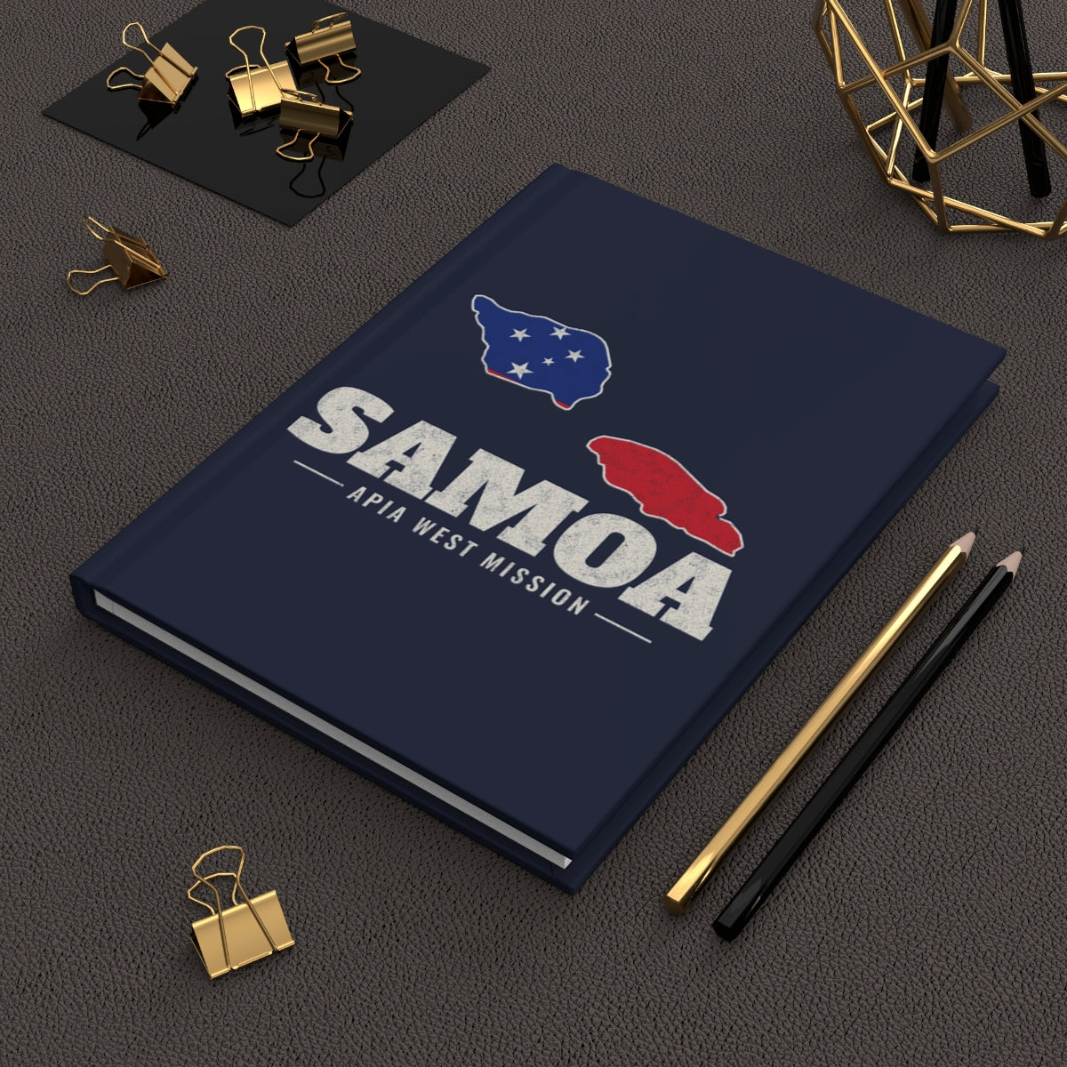Samoa Apia West Mission flag map journal by Weak Things view 2