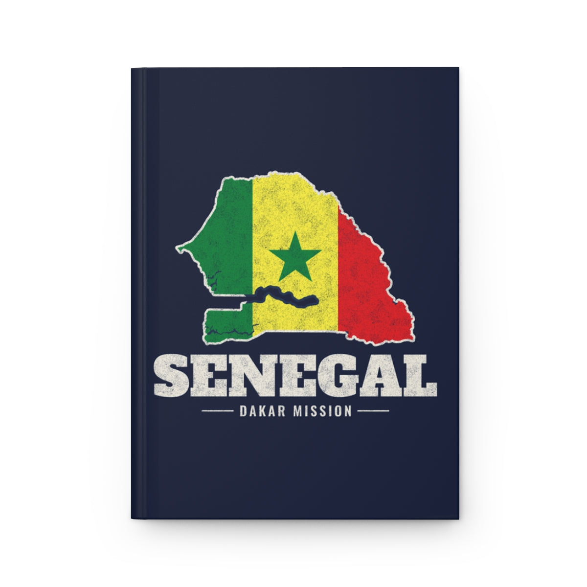 Senegal Dakar Mission flag map journal by Weak Things