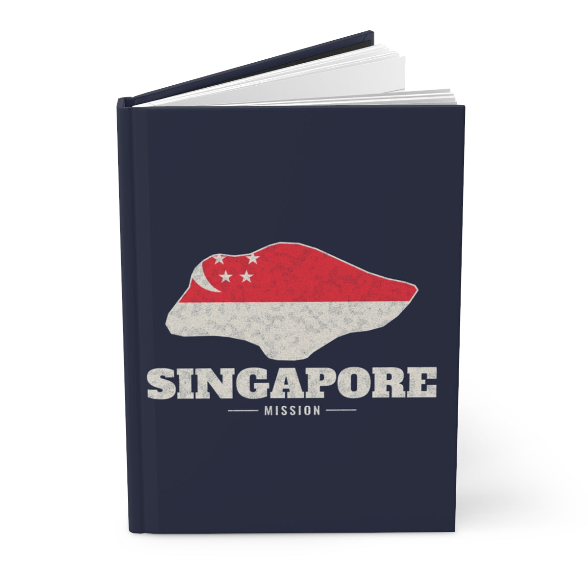 Singapore Mission flag map journal by Weak Things view 3