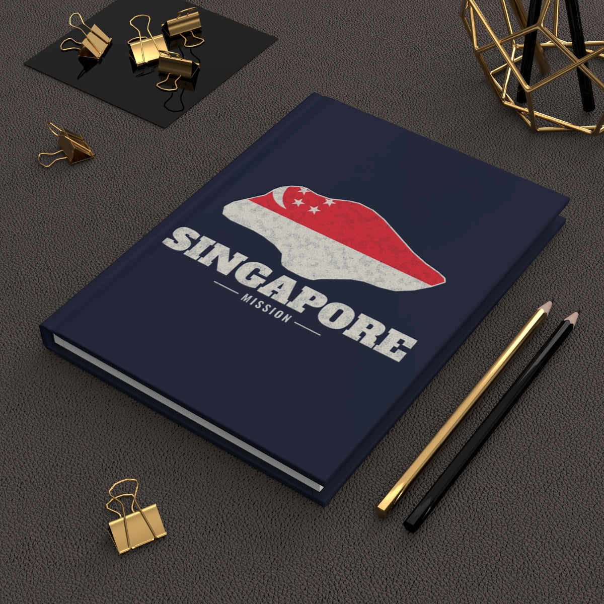 Singapore Mission flag map journal by Weak Things view 2