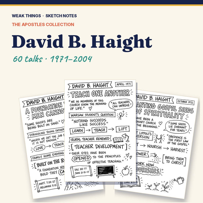 David B. Haight: Every Conference Talk in Sketch Notes