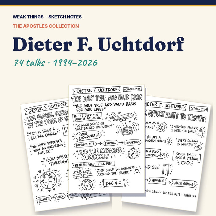 Dieter F. Uchtdorf: Every Conference Talk in Sketch Notes