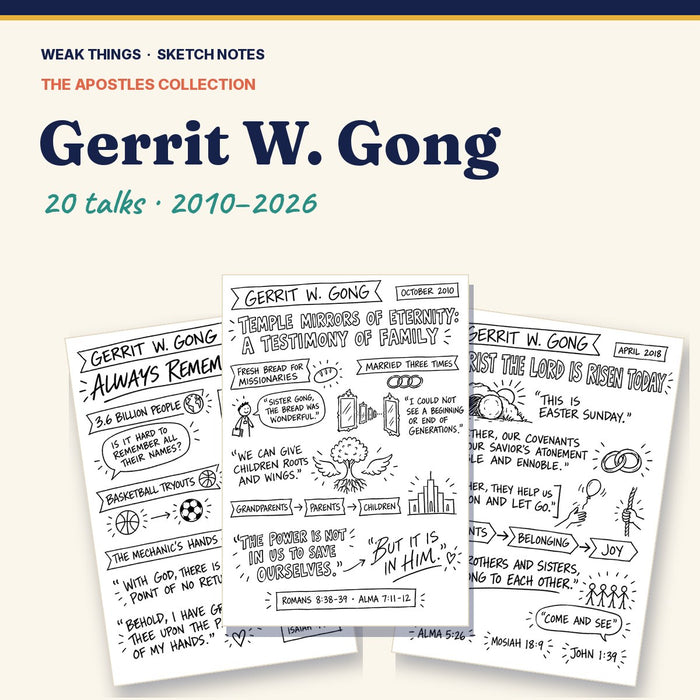Gerrit W. Gong: Every Conference Talk in Sketch Notes