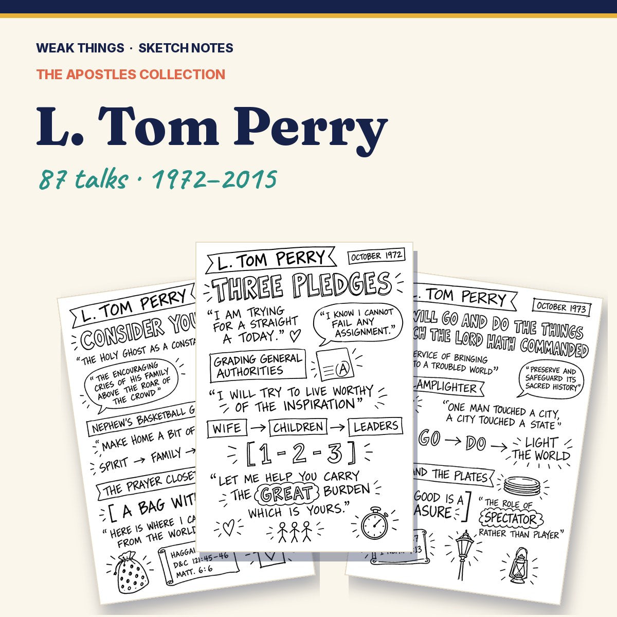 L. Tom Perry: Every Conference Talk in Sketch Notes cover