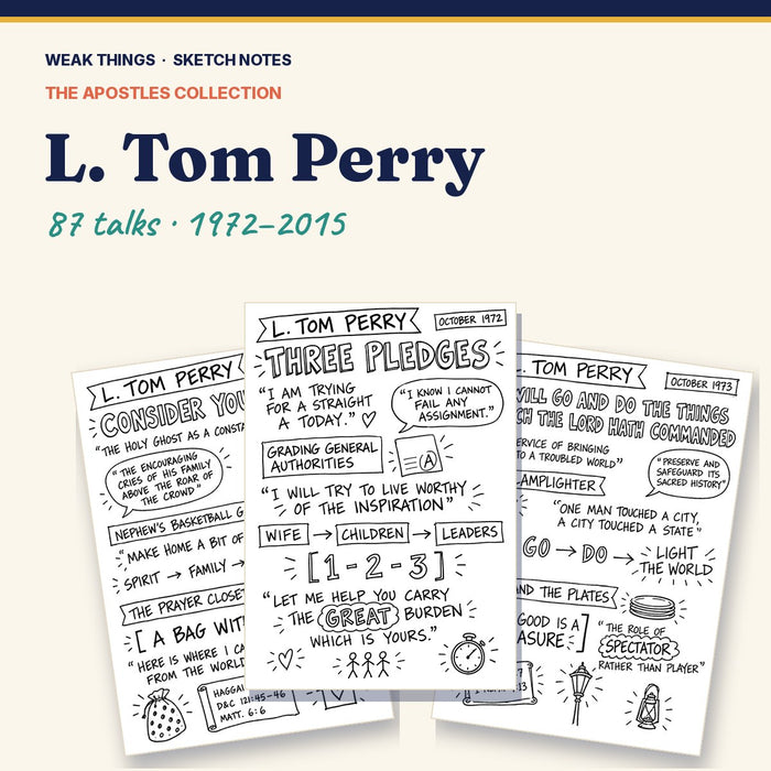 L. Tom Perry: Every Conference Talk in Sketch Notes