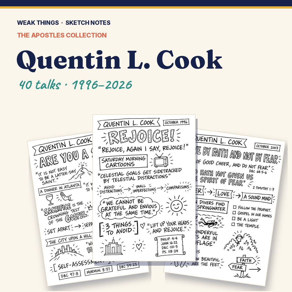 Quentin L. Cook: Every Conference Talk in Sketch Notes cover